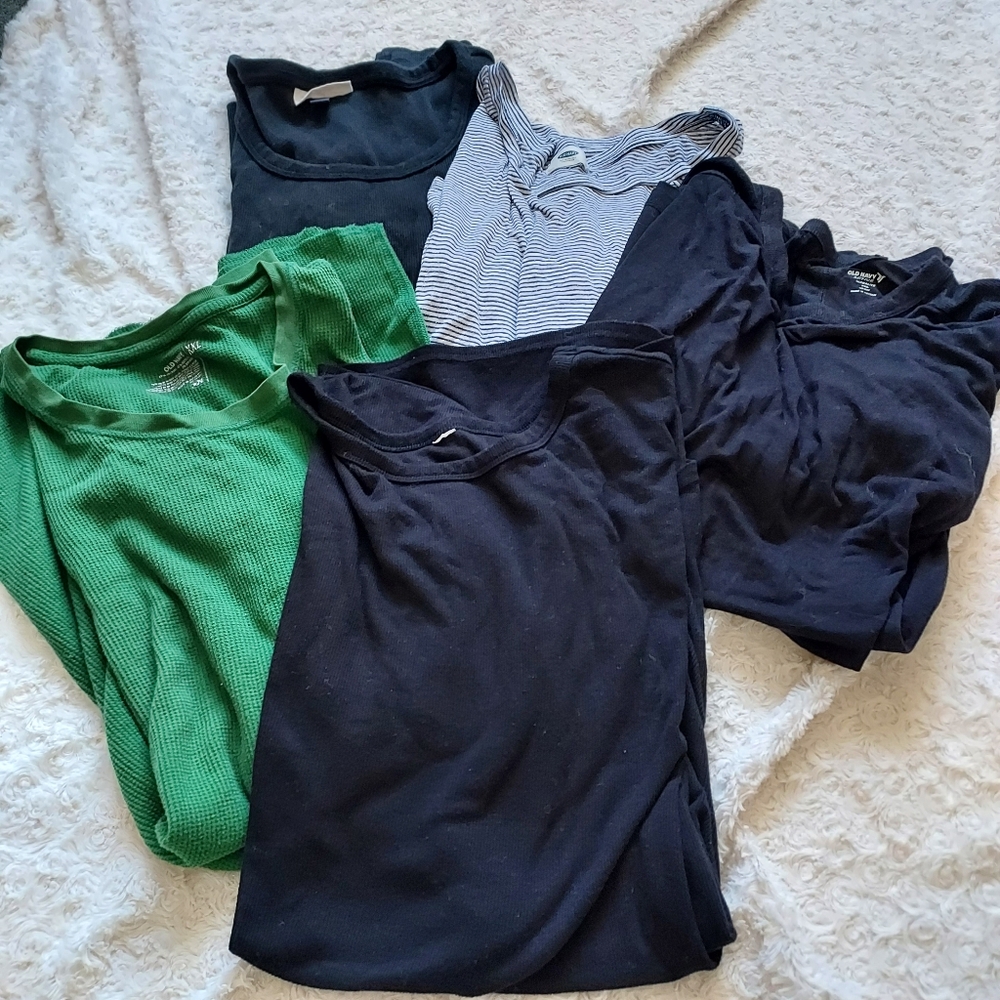 BUNDLE 5 pcs Comfy Cool Weather Tops Univ Thread Old Navy XXL Casual Relaxed Fit